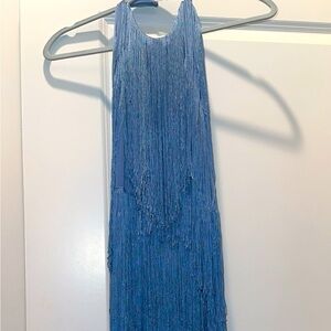Blue dress size M it fits S